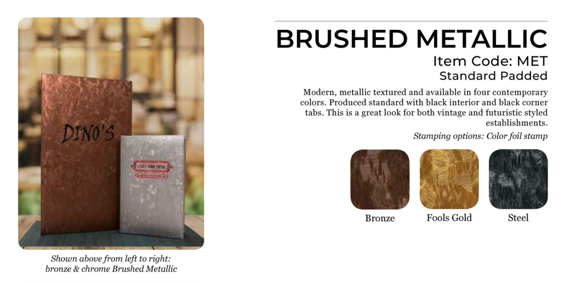 Update for Brushed Metallics Colors - 2024