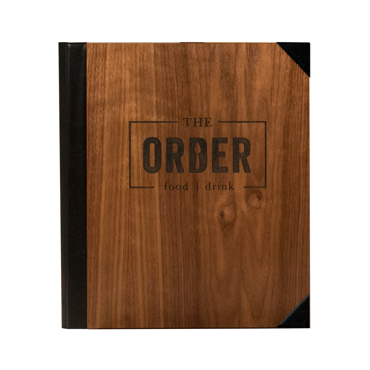 Authentic Wood Menu Covers