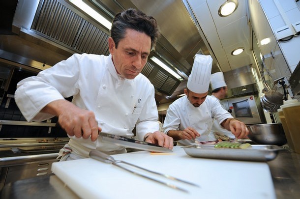 Chefs at work.