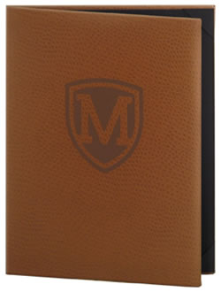 Chesterfield menu covers.