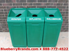 Recycle bins for commercial kitchens.