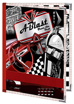 Retro menu covers take you back in time.