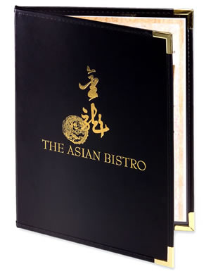 Seville menu covers from menucoverman.com