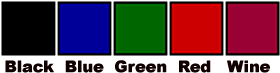 Pajco 2000 colors