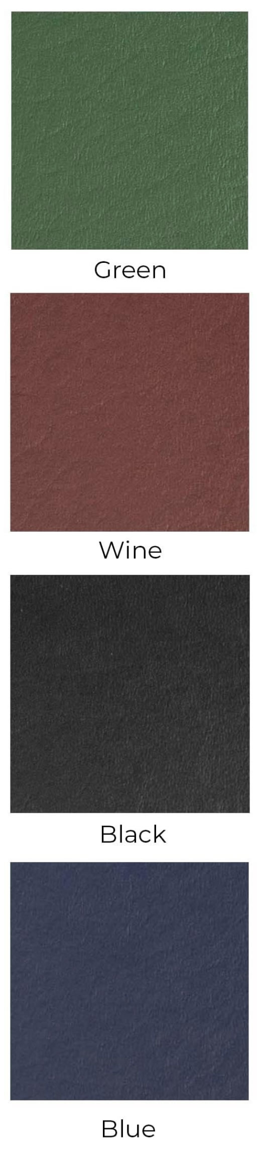 Color Chart for Pinehurst Menu Covers
