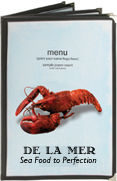 Five menu pocket covers.