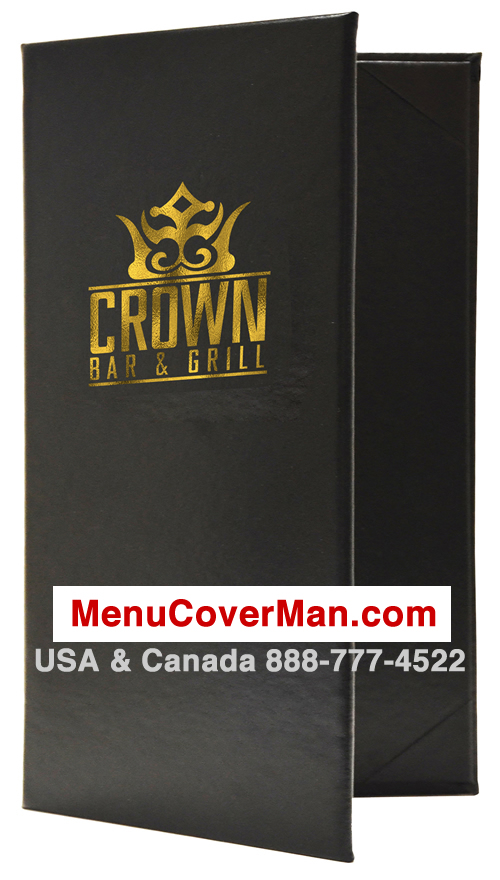 Cascade Low-Cost Fully Imprintede Menu Covers Ship Fast and Cost Less.