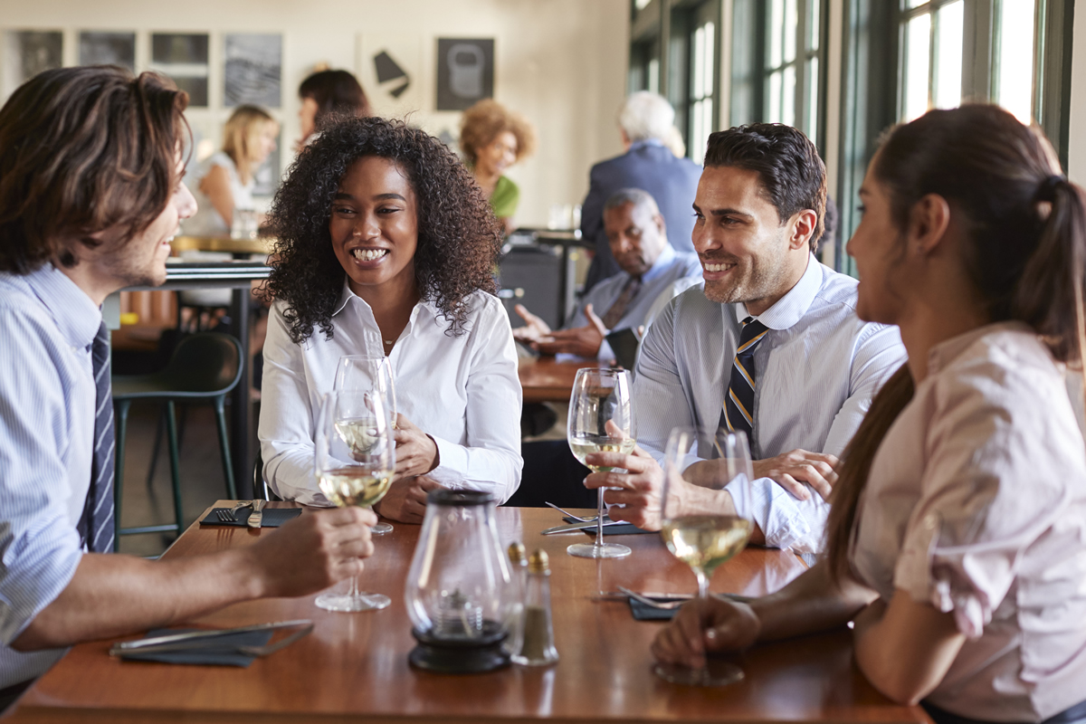 Dining Out With Friends