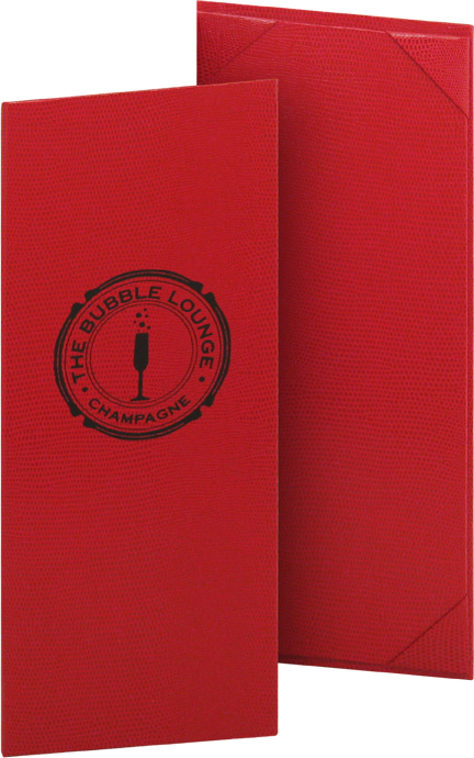 Bistro menu covers.