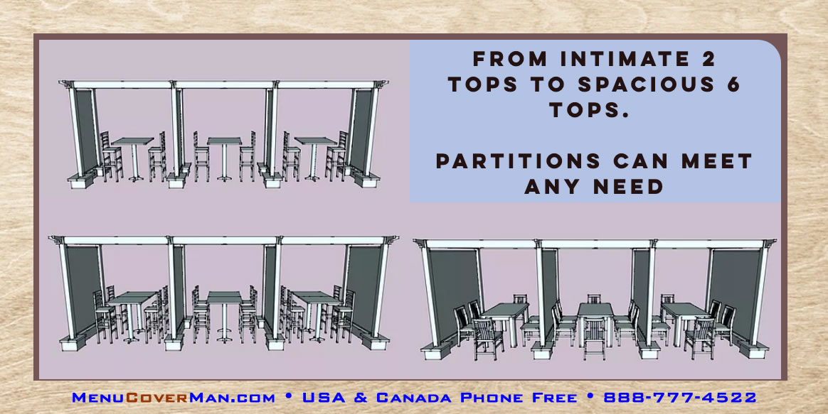 Partitions meet any need.