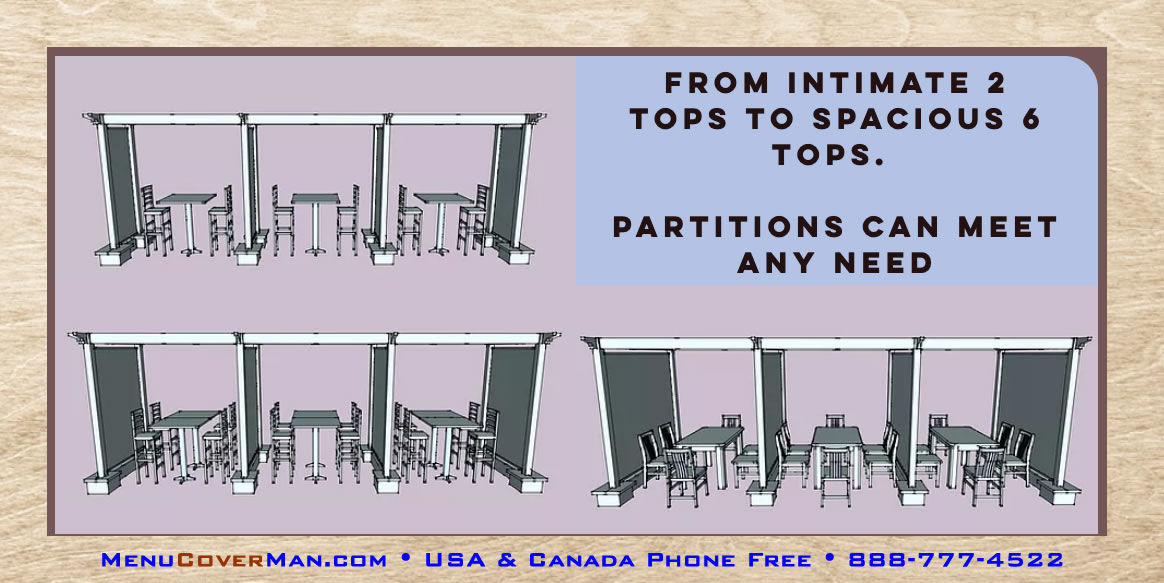 Partitions meet any need.