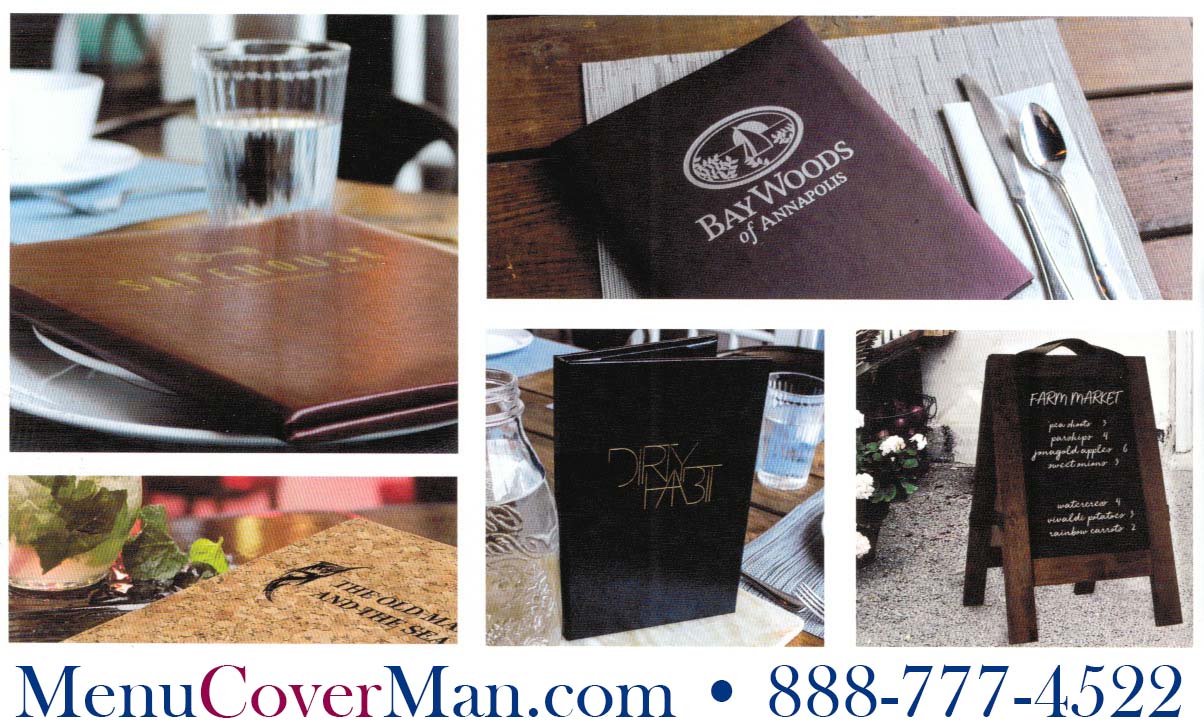 American Made Menu Covers - Integrity, Quality and Craftsmanship
