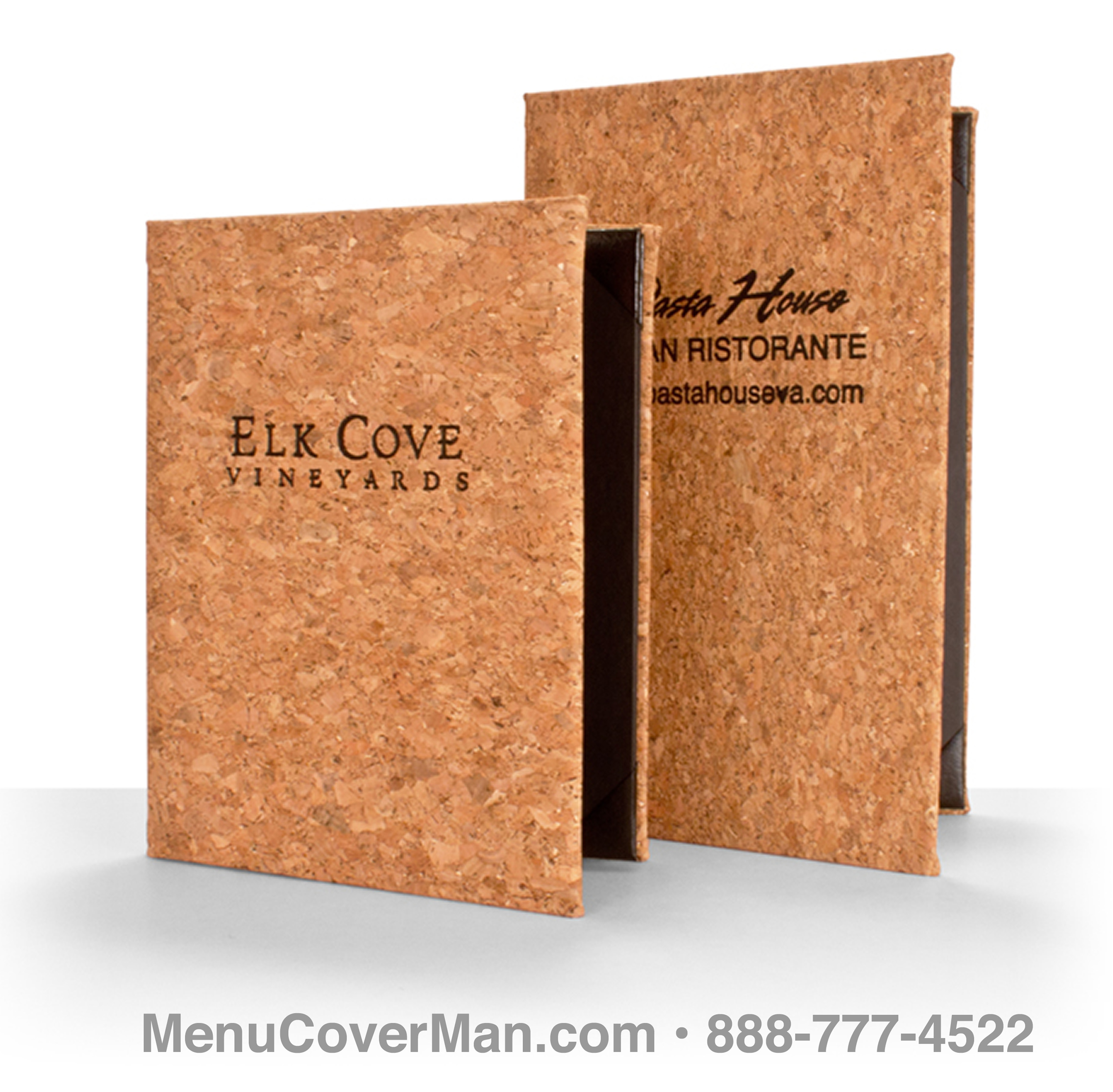 Cork Menu Covers Frontspiece