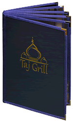 Delight two-toned menu covers for your restaurant.