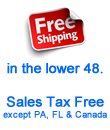 Free shipping menu covers, no sales tax.
