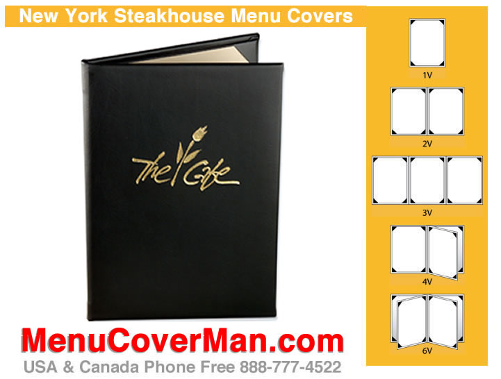 New York Steakhouse - MenuCoverMan.com
