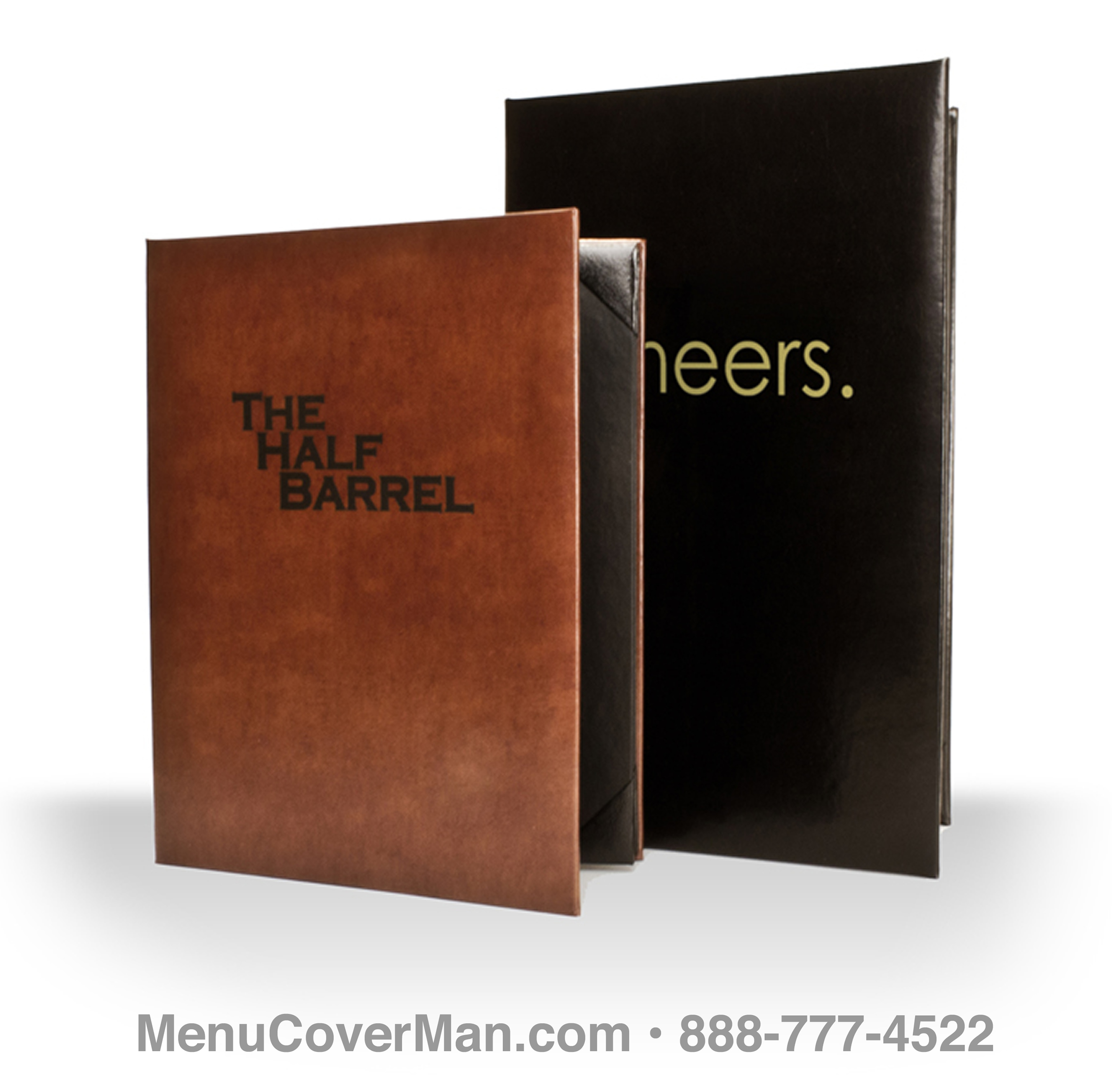 Genuine Leather Menu Covers Frontspiece.