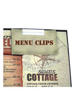 Menu clips.