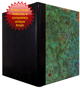 Patina Copper Menu Covers