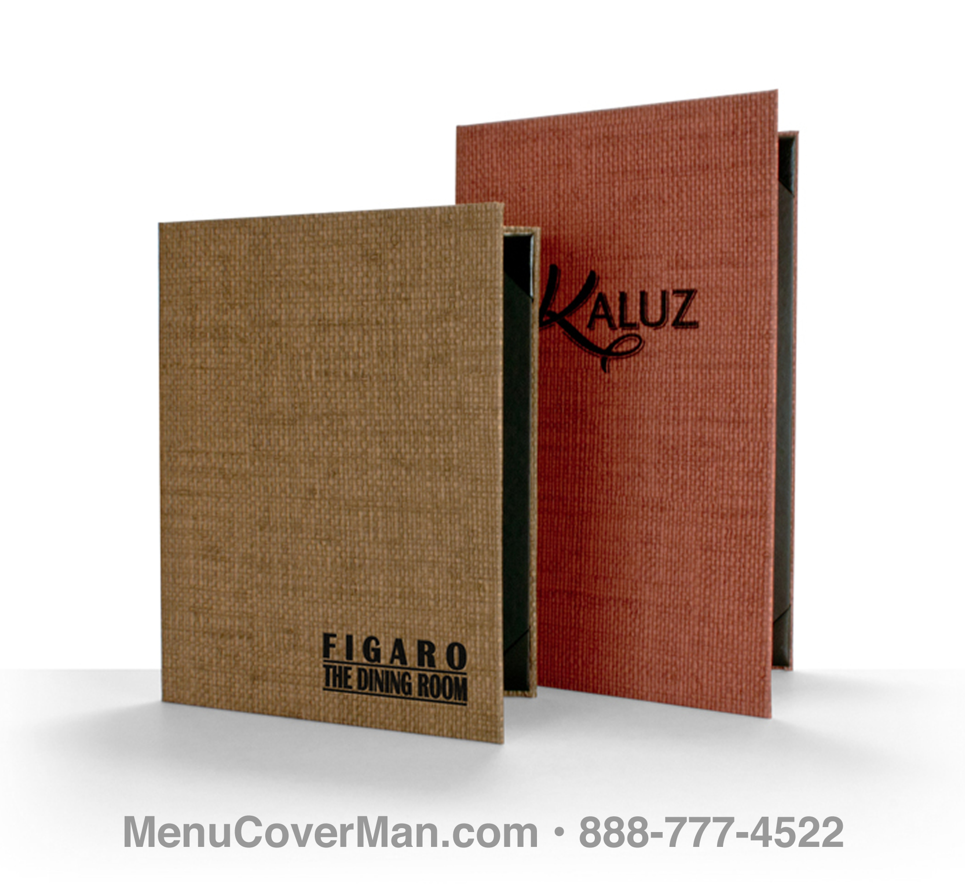 Rattan Menu Covers Frontspiece.