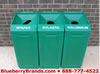 Recycle bins for commercial kitchens.
