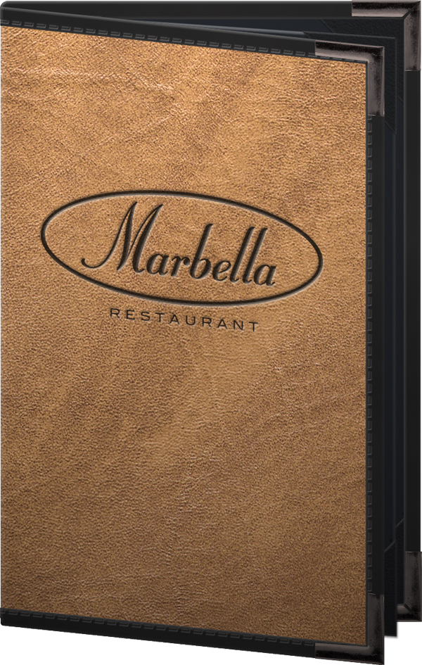 seville deluxe menu covers