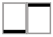 Interior showing strips for guest check presenter.
