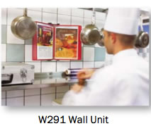 Tarifold W291 for chef's access to recipes.