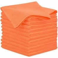 MicroFiber Cleaning Cloths - Orange