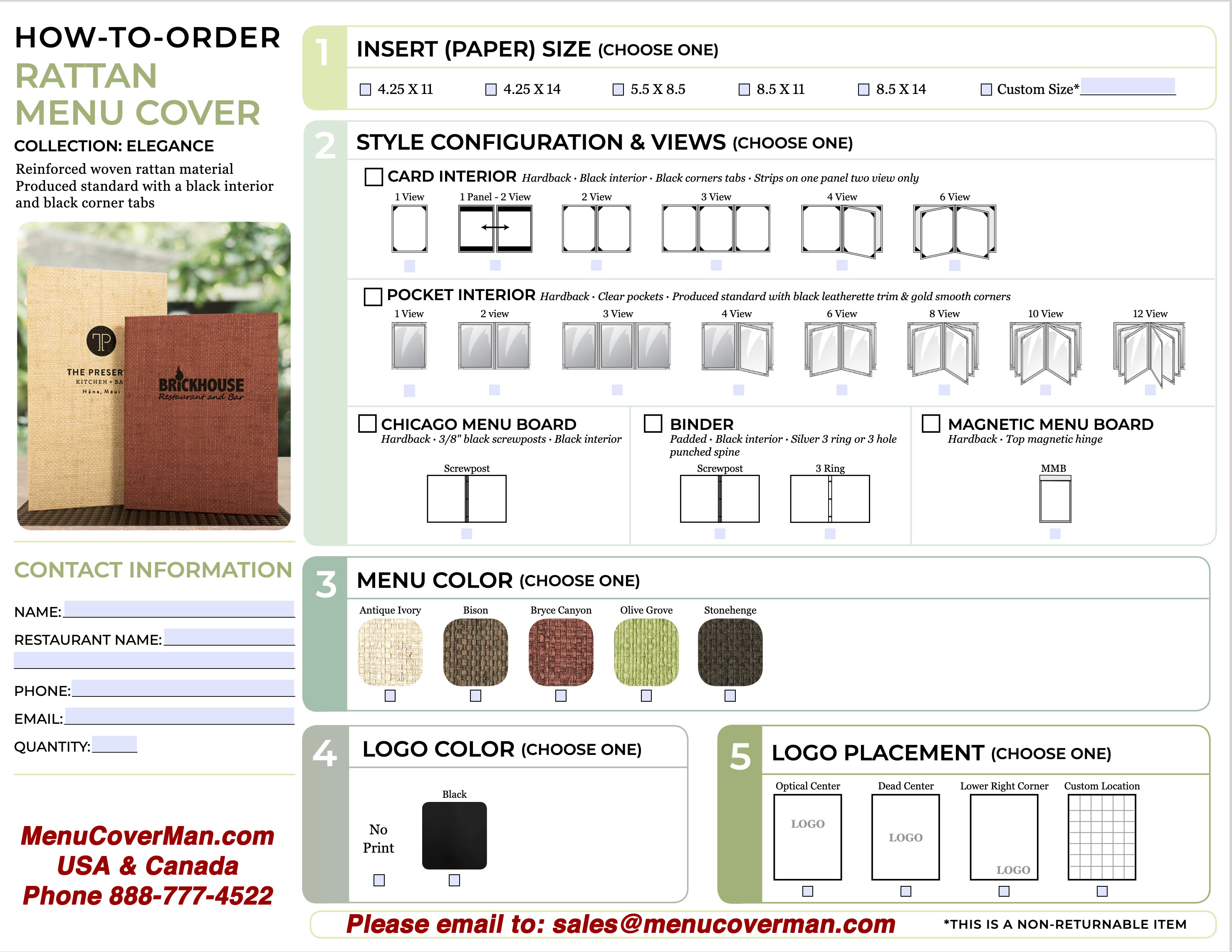 Rattan How To Order