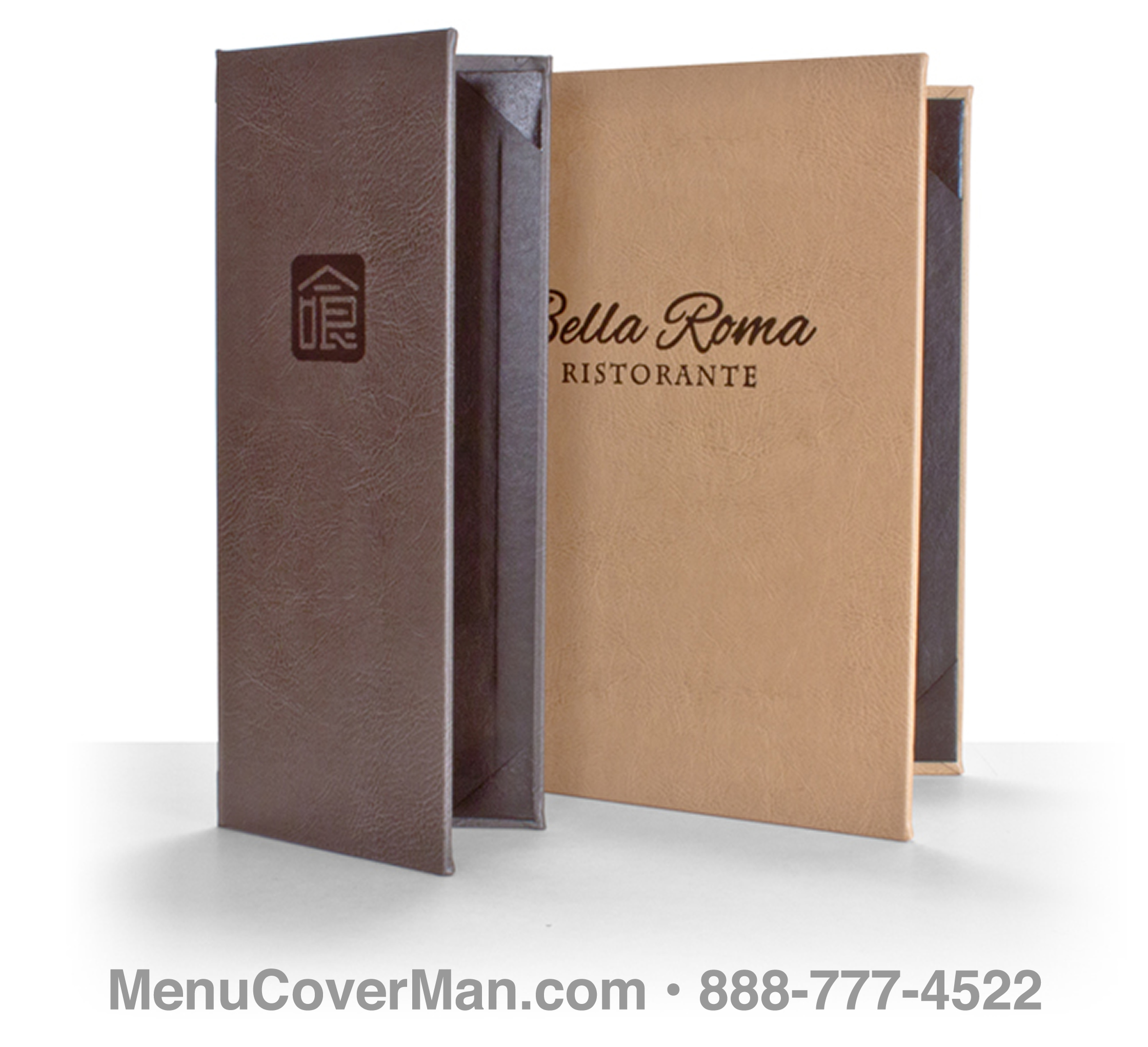 Slimline Menu Covers Frontspiece.
