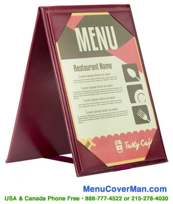 Super low price basic budget restaurant table tents.